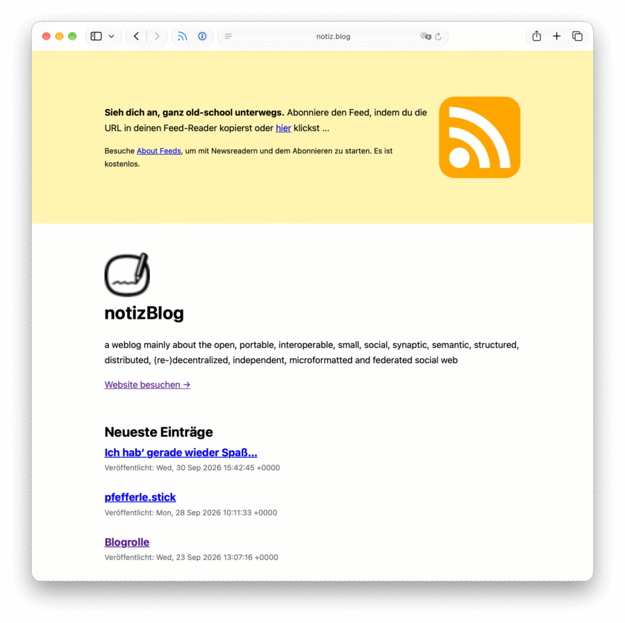 Wer sieht schon gerne XML?