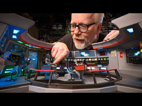 Adam Savage Goes Hands-On with Star Trek Enterprise Bridge Model!