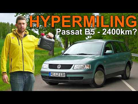 &Uuml;BER 2400km mit EINER Tankf&uuml;llung? - Passat TDI Hypermiling (Rekord)
