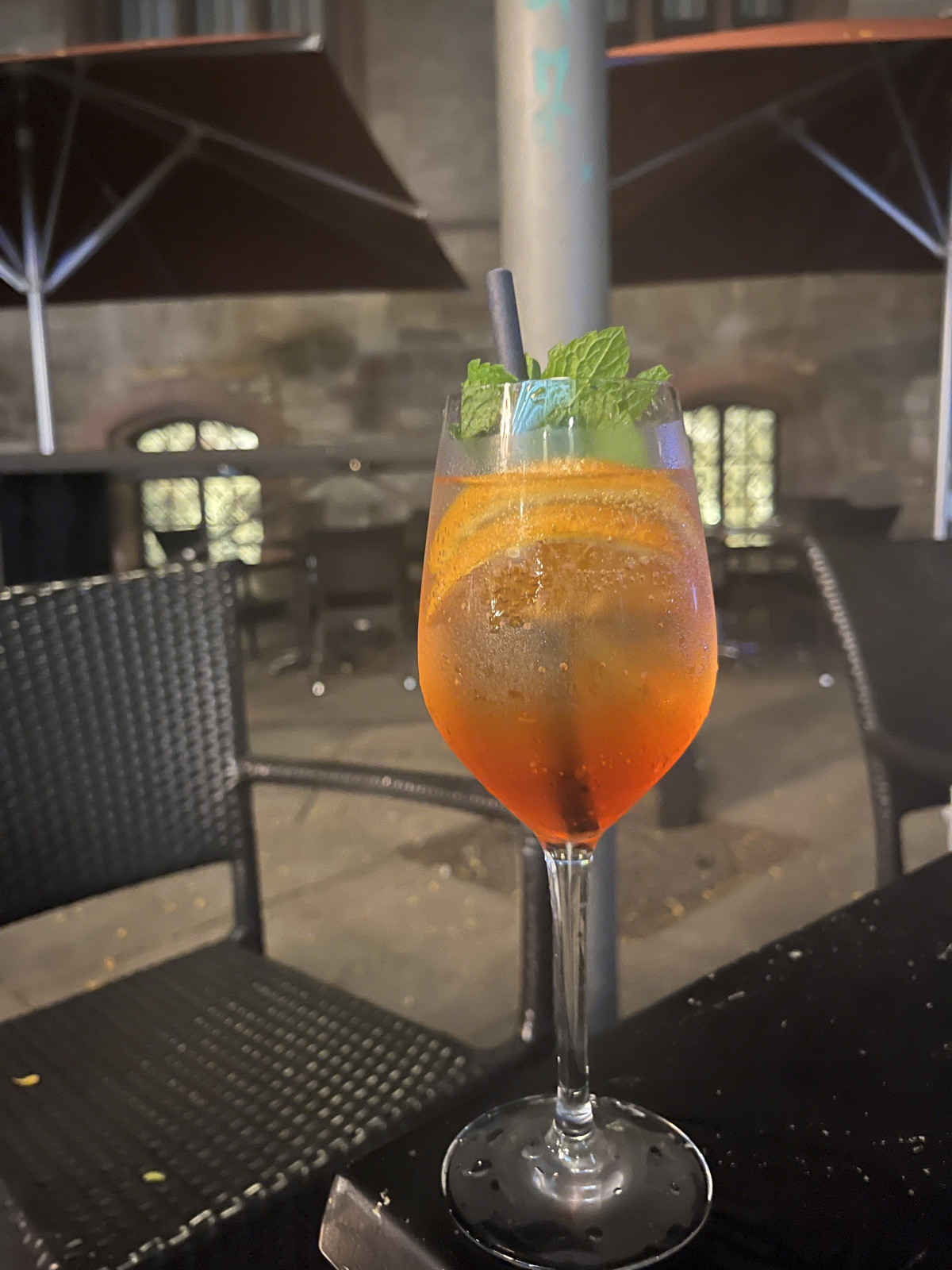 Sommerabend in der Gartenlaube