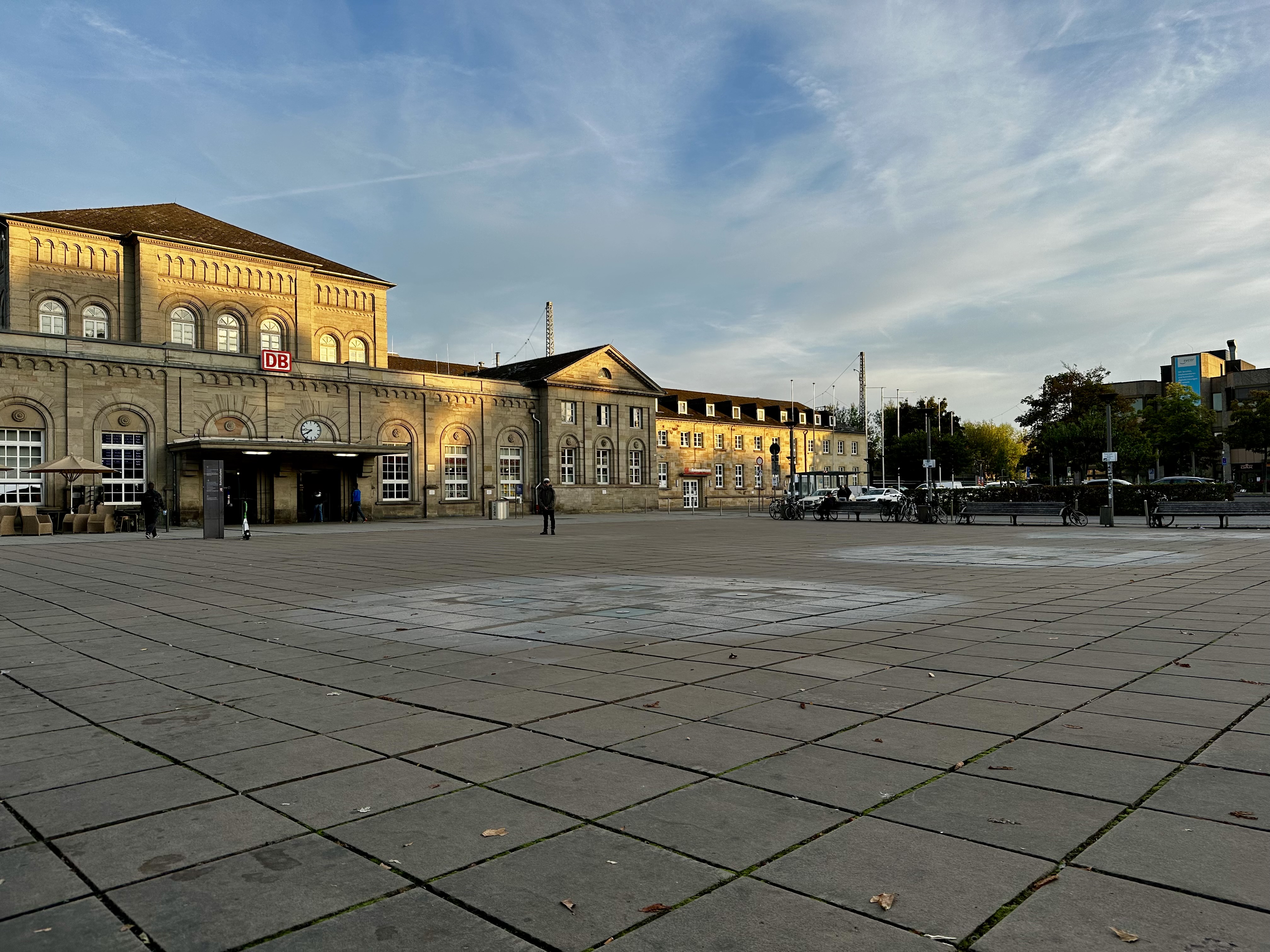 Morgens um 7.40 Uhr am Bahnhof in Göttingen.