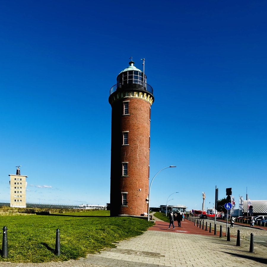 Die Alte Liebe in Cuxhaven, ehemaliger Pier und heutige Aussichtsplattform am Hafen.