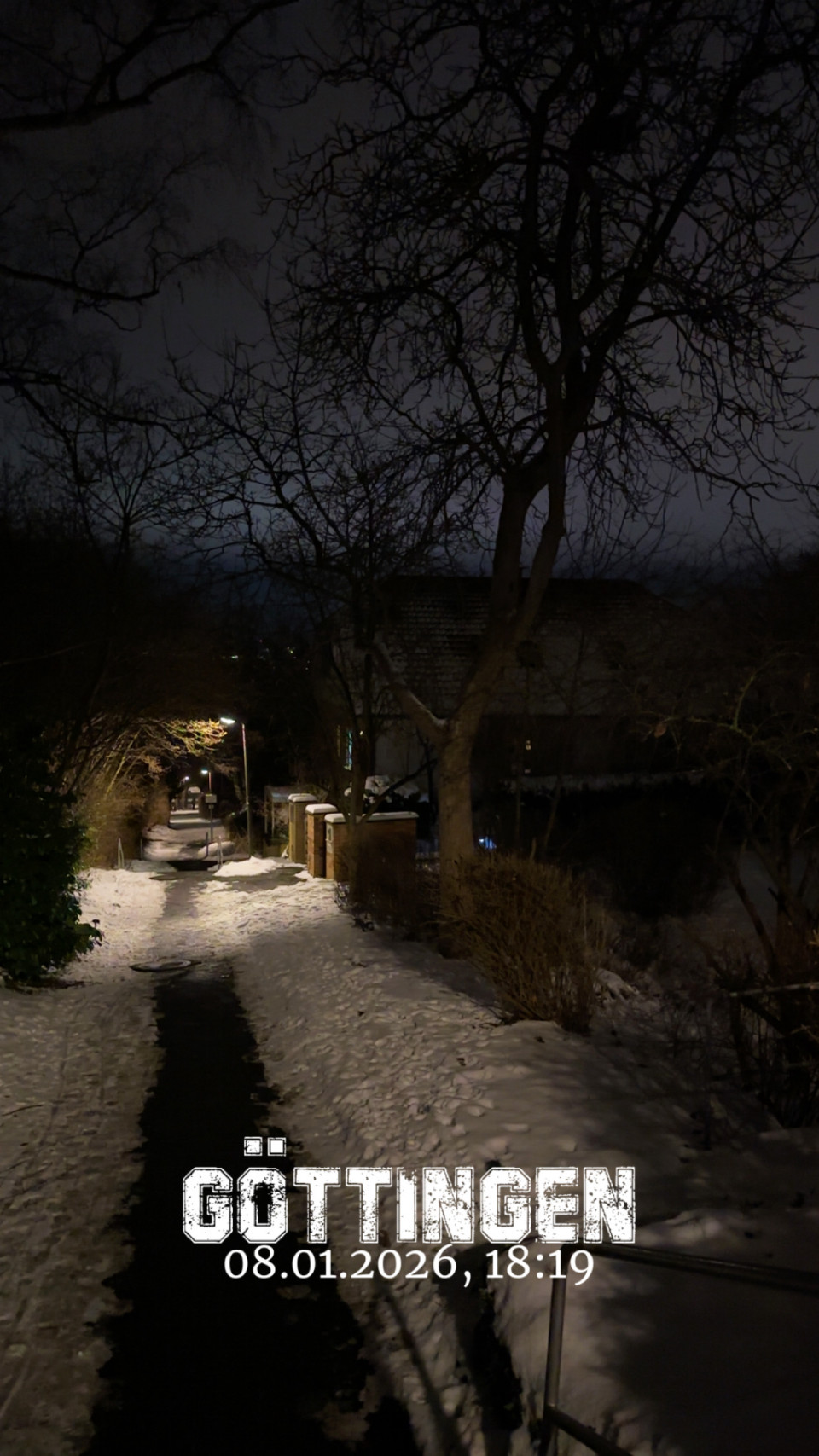 Gustav-Freytag-Weg am 8. Januar 2026