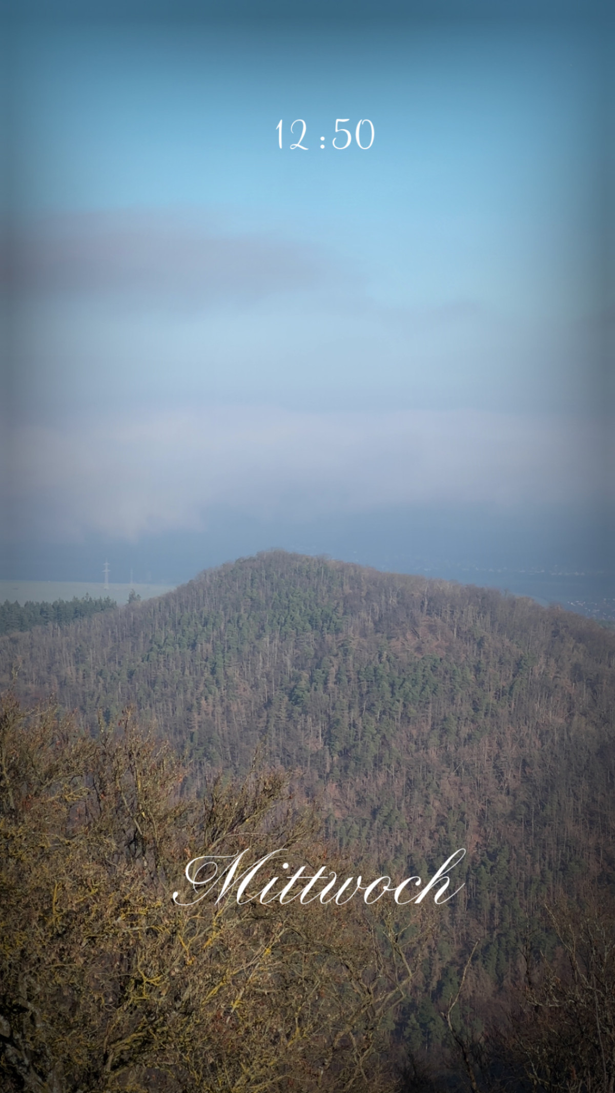 Aussichtsturm Homberg am 17. Dezember 2025