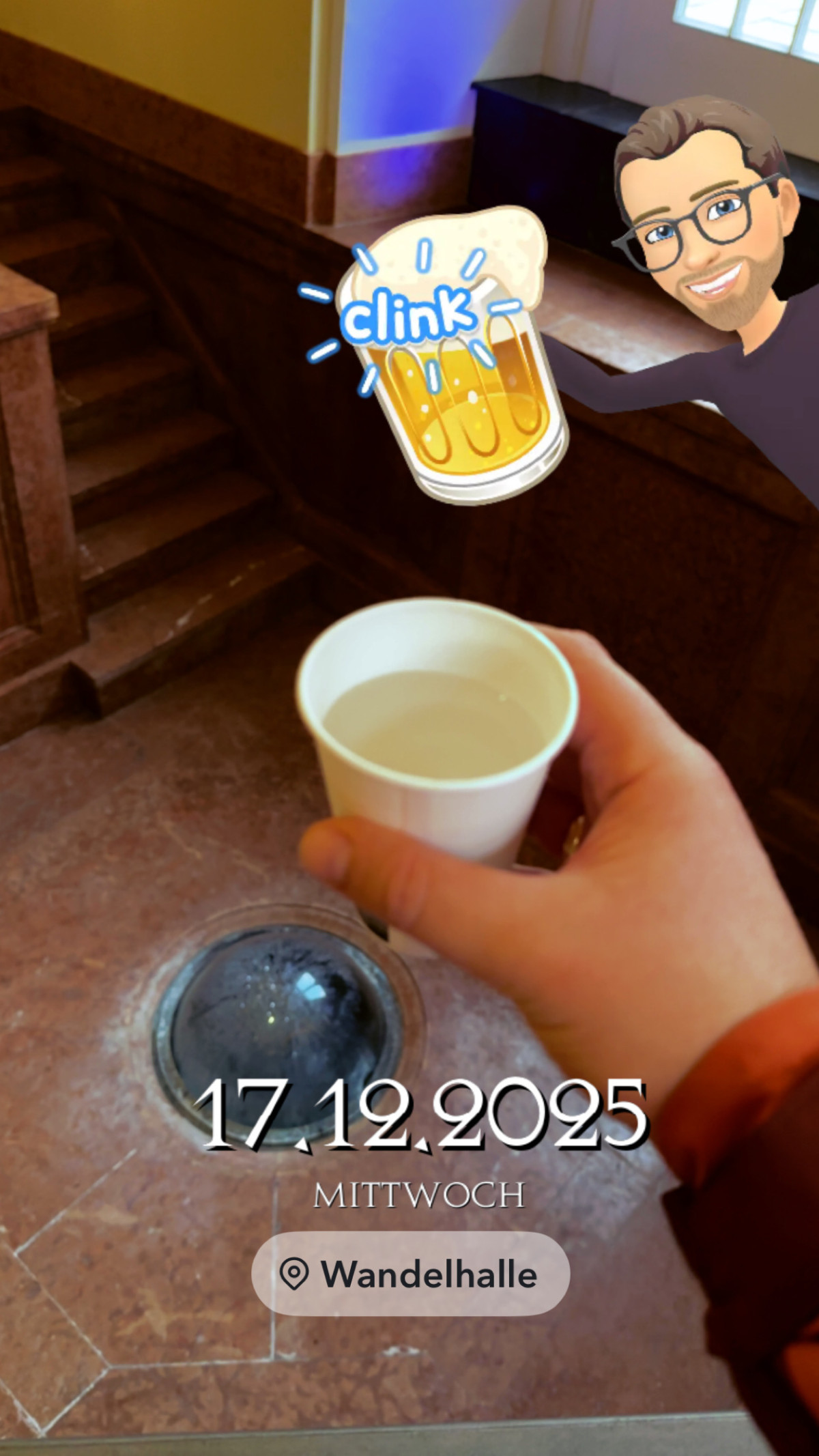 Wandelhalle am 17. Dezember 2025